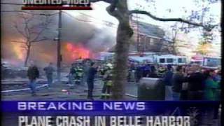 WNBC CH 4 Flight 587 Crash Coverage Belle Harbor 111201 [upl. by Elyrrad]