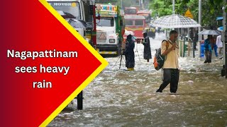 Tamil Nadus Nagapattinam sees rain as deep depression forms over southwest Bay of Bengal [upl. by Oecam]