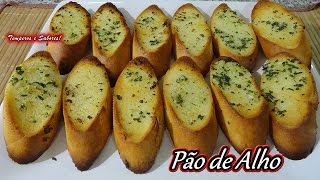 PÃO DE ALHO receita rápida [upl. by Ilecara936]