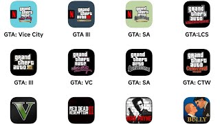 GTA Vice City The Definitive EditionGTA IIIGTA San AndreasGTA Liberty City StoriesChinatown Wars [upl. by Bourn]