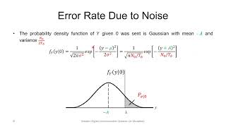 Error Rate Analysis and Optimal Threshold [upl. by Derrek53]