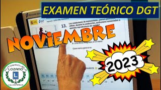 EXAMEN TEÓRICO NOVIEMBRE 2023 [upl. by Halford]