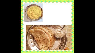 Foxtail Millet DosaHealthy Breakfast Dosa Recipesకొర్రల దోసెలు [upl. by Tymes705]