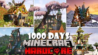 I Survived 1000 Days In Hardcore Minecraft FULL MOVIE [upl. by Noell736]