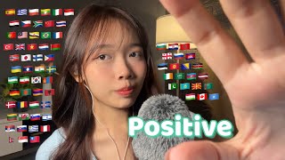 ASMR Positive Affirmations in 70 Different Languages 2 hours for sleep [upl. by Neelra137]