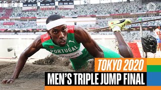 Mens Triple Jump Final  Tokyo Replays [upl. by Egdamlat]