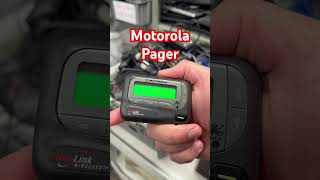 Motorola Pager 📟 Vintage Tech Nostalgia Tech [upl. by Woothen734]