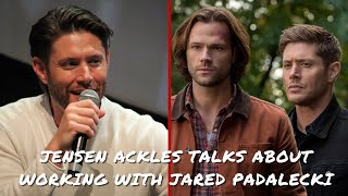 Jensen Ackles talks about working with Jared Padalecki [upl. by Egroj]