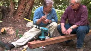 How to Build a Wooden Foot Bridge [upl. by Yecies760]