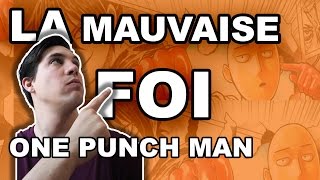 ÊTRE DE MAUVAISE FOI Introduction existentialisme de JEANPAUL SARTRE illustré par ONE PUNCH MAN [upl. by Misa258]