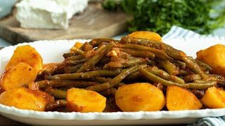 Fasolakia Greek Green Bean Casserole for Thanksgiving [upl. by Earised]