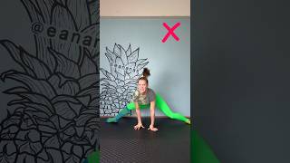 Middle Split for Beginners 🔥👍 splits howto gymnasty easy mobility flexibility tutorial [upl. by Eiramassenav]