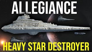 The Allegiance Heavy Star Destroyer Explained  Star Wars Legends [upl. by Borgeson24]