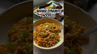 Waiwai Dynamite Noodles  How to Make Asian Noodles [upl. by Airdnua]