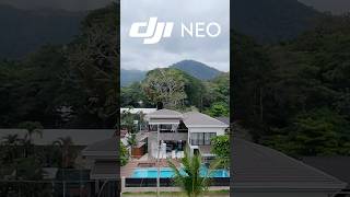 My first DJI Neo flight out of the USA  somewhere in Costa Rica 🇨🇷 travel DJI Drone Subs [upl. by Namso]