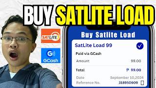 Paano BUMILI ng SATLITE load using Gcash 2024 [upl. by Einaled158]