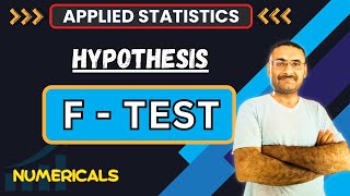 F Test  Hypothesis  Applied Statistics  Advanced Mathematics  Btech  Bcom  BBA  BCA  BSc [upl. by Nahtnahoj]