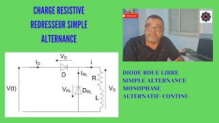 Video N° 437 Redresseur monophasé simple alternance inductive [upl. by Eppesiug]