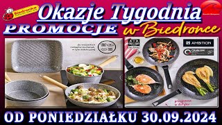 𝐁𝐈𝐄𝐃𝐑𝐎𝐍𝐊𝐀 Nowa Gazetka Promocyjna od 30092024 Okazje i promocje tygodnia – Katalog Biedronki [upl. by Antonin]