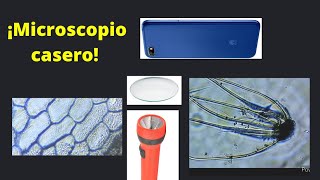 Microscopio casero Útil para ver microorganismosBest Microscope at home DIY [upl. by Neerom]