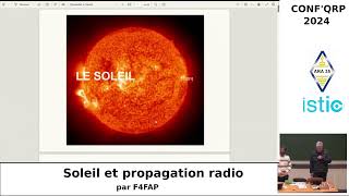 Conf QRP 2024  Soleil et propagation radio [upl. by Eibber828]