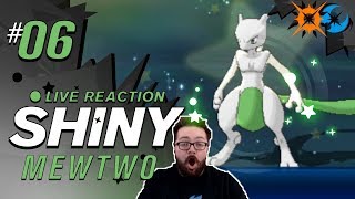 EPIC SHINY REACTION SHINY MEWTWO  Pokemon Ultra Sun and Moon Shiny Reaction 6  CBAD [upl. by Anirual201]