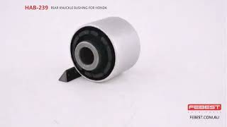 HAB239 REAR KNUCKLE BUSHING FOR HONDA [upl. by Cupo]