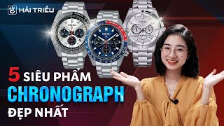 5 Siêu phẩm đồng hồ Chronograph Automatic mạnh mẽ nhất  Đồng hồ Citizen Fossil Seiko Chronograph [upl. by Amias]