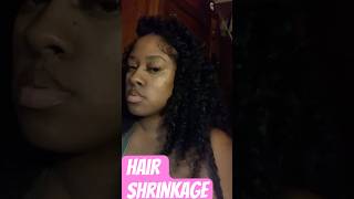 Hair shrinkage hairshrinkage bighair curlyhairroutine [upl. by Rufina472]