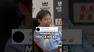 Magnus Carlsen TROLLS Hikaru Nakamura WITH COMMENTS FROM YOUTUBE [upl. by Sigvard]