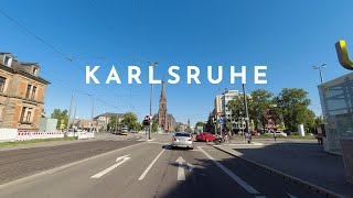 DRIVING DOWNTOWN KARLSRUHE 🇩🇪 4K⁶⁰ [upl. by Akimal478]