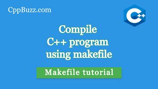 Makefile Tutorial 1  Compile C program using makefile [upl. by Rauscher]