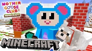 Eep Builds a Dog House  Mother Goose Club Minecraft [upl. by Virendra]