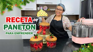 Receta de Panetones Navideños  PASO A PASO Receta fácil  Emprende con la amasadora Grondoy [upl. by Llig251]