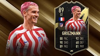 FIFA 23 ANTOINE GRIEZMANN 89 TOTW PLAYER REVIEW I FIFA 23 ULTIMATE TEAM [upl. by Lotsyrk]