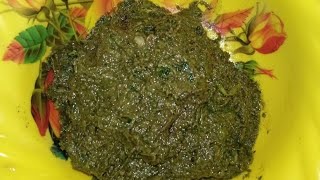 coriander leaves vorta recipe 😋 [upl. by Kingsley]