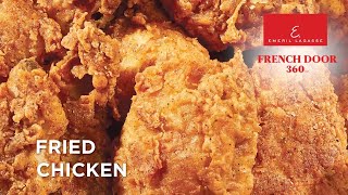 How to air fry CRISPY chicken 🍗 with the Emeril Lagasse French Door 360 AirFryer [upl. by Rickey]