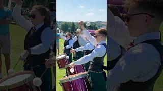 drumcorps with St Laurence OToole pipeband practice before 2024 European Championships shorts [upl. by Rammus]