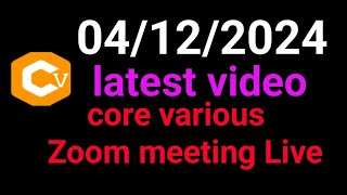 live Zoom meeting core various decentralized business [upl. by Ruyam493]