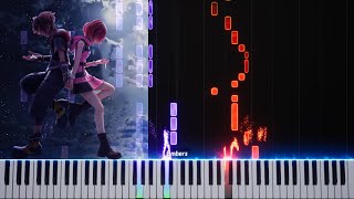 Kingdom Hearts  Dearly Beloved  Piano Tutorial [upl. by Clarinda454]