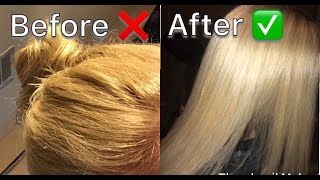 Wella T18 Toner  How to get rid of brassy hair [upl. by Wilburt]