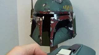 Boba Fett Helmet with Wireless Rangefinder Servo [upl. by Nwavahs]