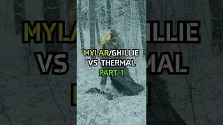 Ghillie  Mylar blanket does it work [upl. by Timmy]