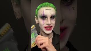 Tuto  Le Joker version féminin joker lejoker halloweenmakeup [upl. by Neeloj]