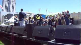 Hatikvah by Cal Marching Band at Israel in the Gardens 2012 [upl. by Eneleoj]