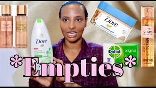 3 Months Worth of Empty Beauty amp Hygiene Products REVEALED [upl. by Trenna34]