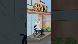 After leg day 😂 legworkout legday gym funnyanimation funnyshorts viral funnymemes fitness [upl. by Ainaznat]