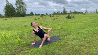 Easy Evening Yoga 3 with Keith Allen  Practyce™ Preview [upl. by Yarled]