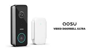 AOSU Video Doorbell Ultra and Wi Fi Home Base [upl. by Linkoski562]