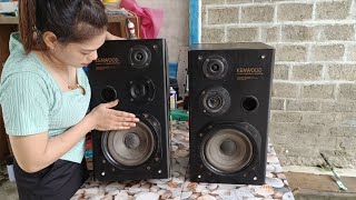 Repair a Kenwood speaker with a broken coil [upl. by Nishom429]